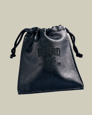 Black drawstring pouch with 'B-Board' branding on a white background