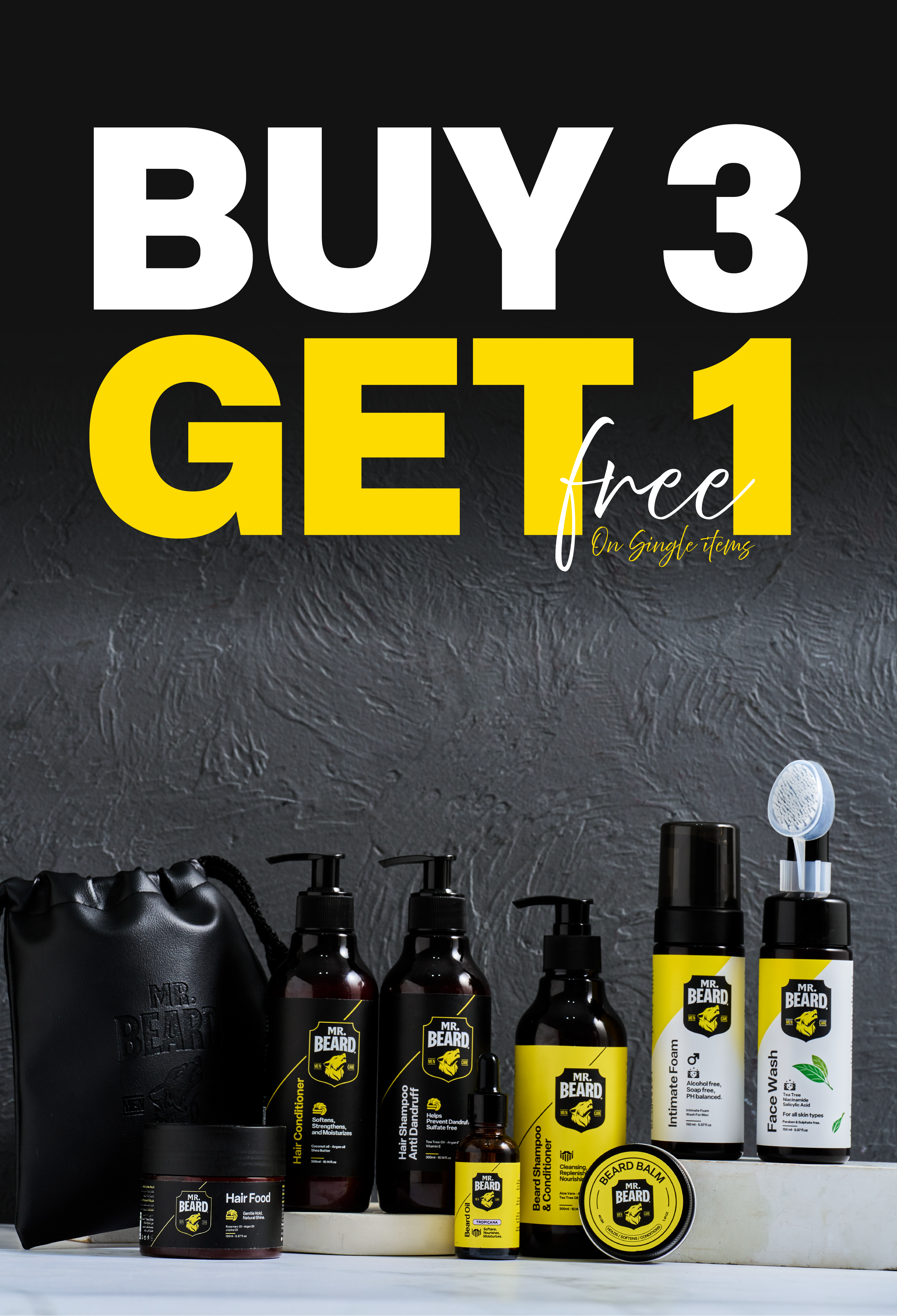 Buy 3 & Get 1 FREE on single items.