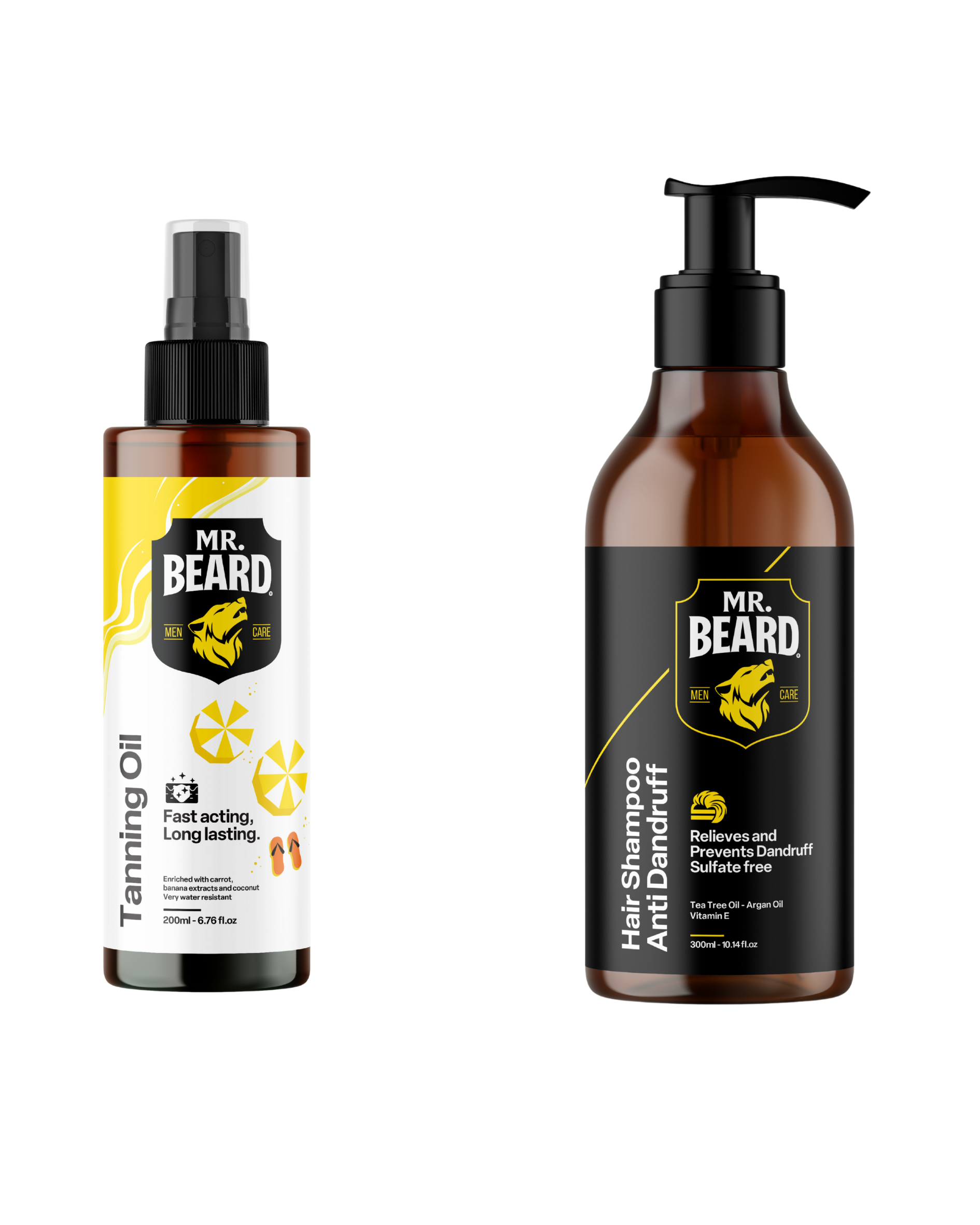 Summer Care Bundle Tanning Oil + Hair Shampoo