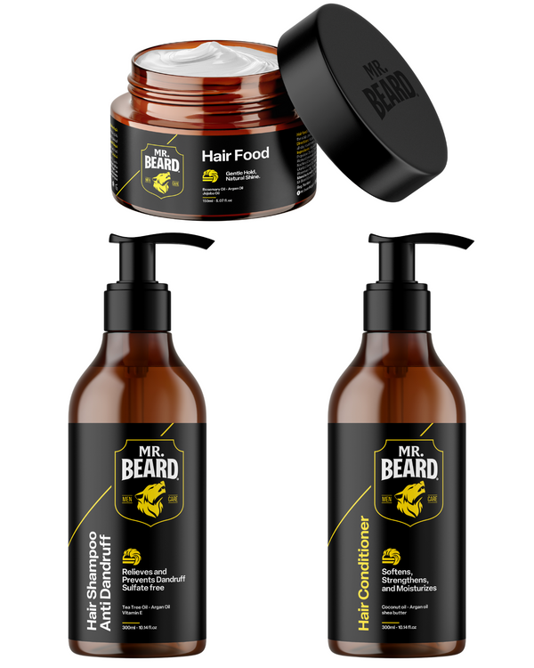 Elite Hair Care Bundle Hair Food + Hair Shampoo + Hair Conditioner
