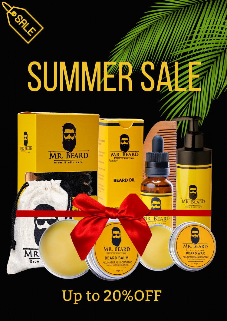 The Best Beard Care & Growth products all natural and organic Mr.Beard